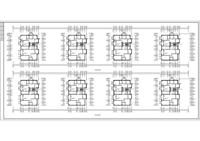 某框架结构沿街公建建筑设计施工CAD图纸_图1