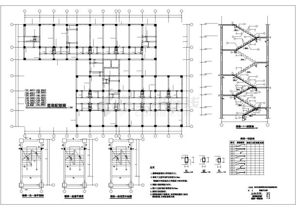 某剪力墙结构高层公寓酒店建筑设计施工CAD图纸-图一