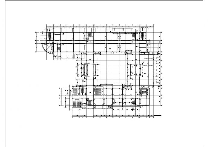 某大学多层砖混结构教学楼设计cad全套建筑施工图（甲级院设计）_图1