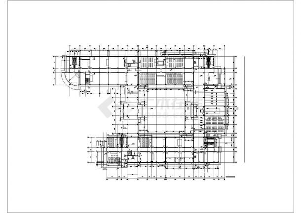 某大学多层砖混结构教学楼设计cad全套建筑施工图（甲级院设计）-图二