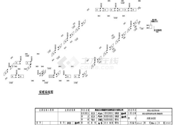 某农场污水处理工程建设CAD设计图-图一