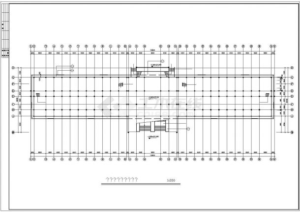 某六层砖混结构教学楼设计cad全套建筑施工图（含设计说明）-图一