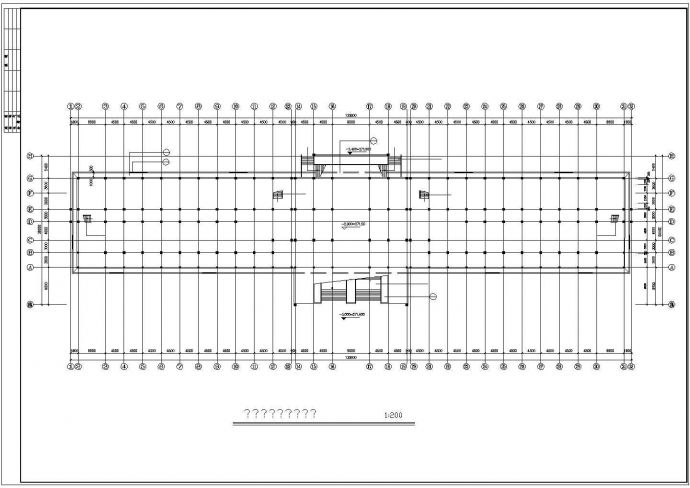 某六层砖混结构教学楼设计cad全套建筑施工图（含设计说明）_图1