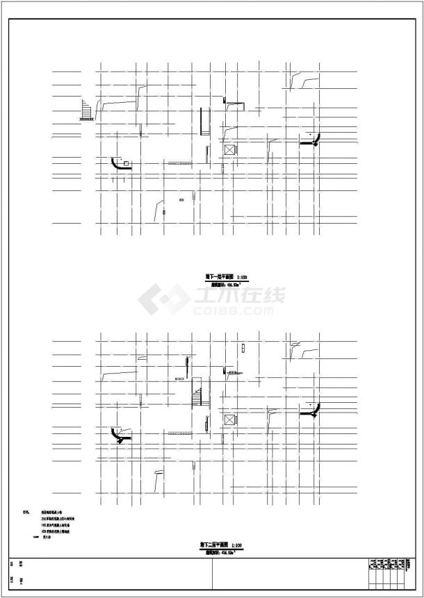 某现代小区建筑楼建筑施工图-图二