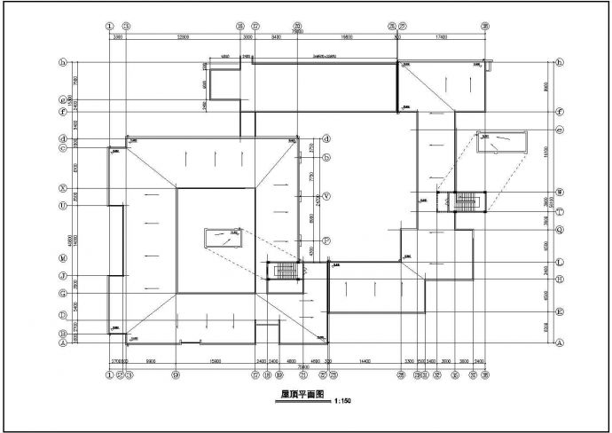 某中学教学楼建筑方案图（cad，8张图纸）_图1