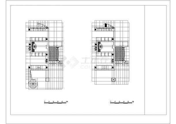 某地私立小学教学楼建筑设计方案图（CAD，6张图纸）-图二