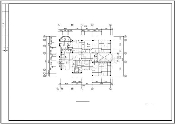 某别墅建筑结构设计CAD施工图纸带效果图-图二