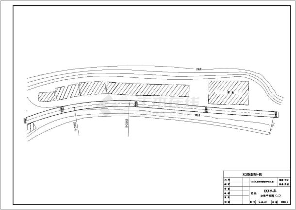 某地区水利工程道路设计CAD施工图-图二