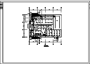 某单层带夹层洁净厂房电气施工cad图(含照明，插座)-图一