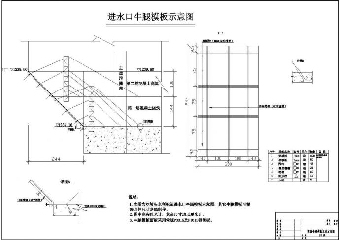 某宁夏综合性水利工程CAD设计全套施工图_图1