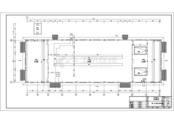 某地厂区污泥脱水项目施工CAD设计图纸-图二
