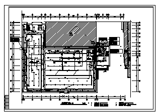 某三层厂房电气施工cad图(含消防报警平面图)-图二