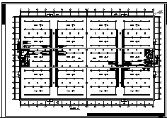 某市二层普通五金厂房车间电气施工cad图(含弱电，照明设计)-图一