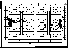 某市二层普通五金厂房车间电气施工cad图(含弱电，照明设计)-图二