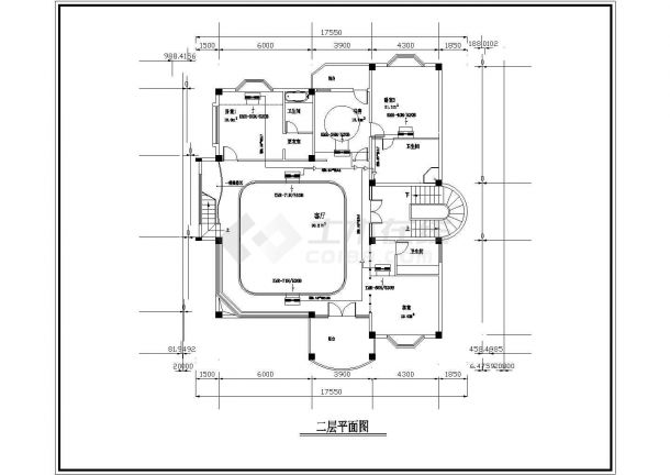 别墅MRV空调cad设计图纸-图二