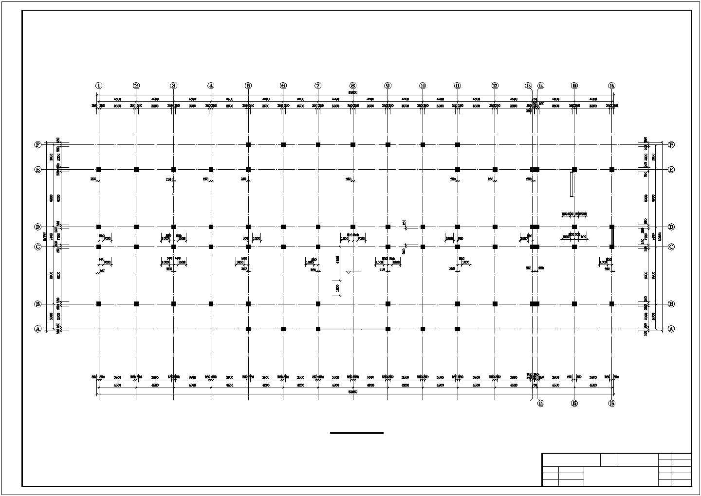 长沙科威1-5层房屋设计全套施工cad图