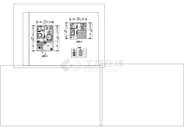 2层 163.76平米山西地区农村双拼住宅CAD图纸设计-图一