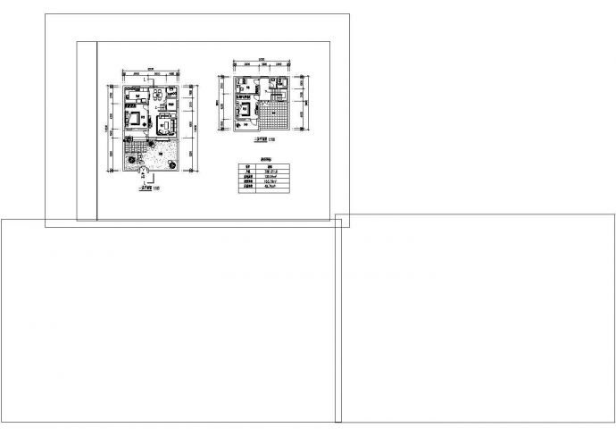 2层 163.76平米山西地区农村双拼住宅CAD图纸设计_图1