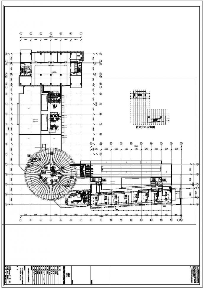某高层办公楼空调通风及防排烟系统设计cad全套施工图（含设计说明，含人防设计）_图1