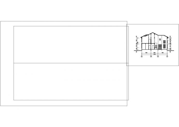 2层 经典农村住宅建筑CAD图纸设计_图1