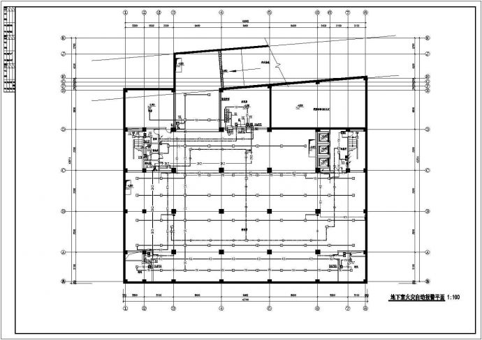 某办公楼强弱电气设计CAD完整构造施工图_图1