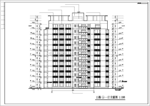 衡越最高档花园设计全套施工cad图-图二