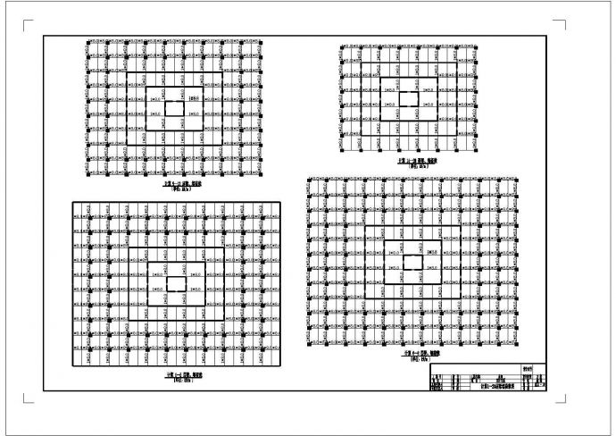 某市太行大厦方案设计图纸_图1