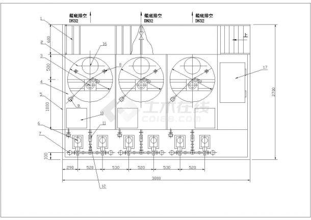 某锅炉用加药装置CAD图-图二