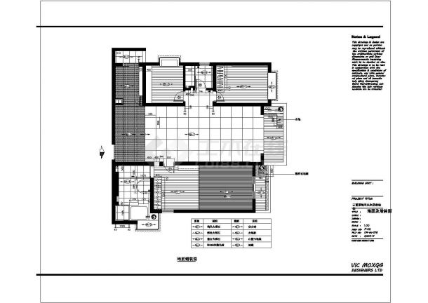 某室内家装CAD完整全套施工设计图纸-图二