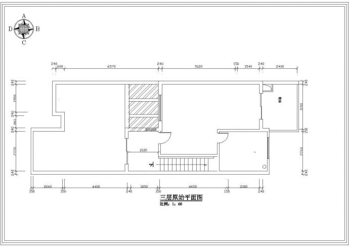 某别墅项目室内装饰装饰CAD设计施工图纸_图1