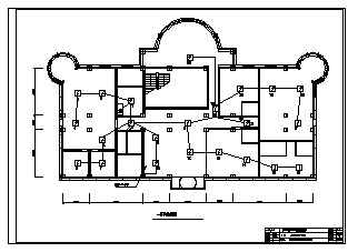 某四层综合楼电气施工cad图(含火灾自动报警系统设计)_图1