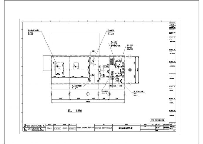 多层钢结构框架设计图(工业建筑）_图1