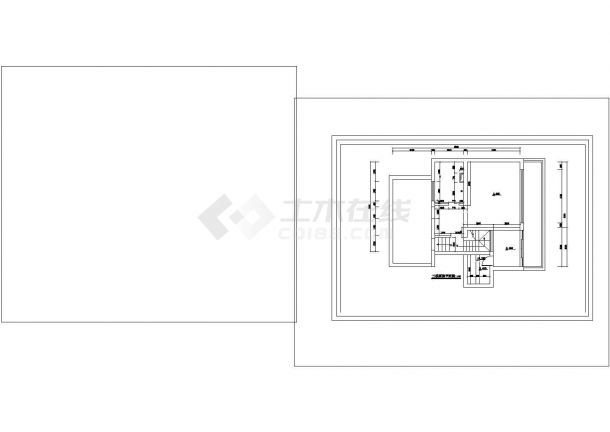 3层 别墅装修施工CAD图纸设计-图二