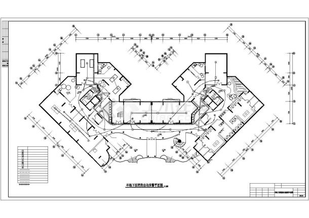 住宅楼电气设计CAD系统图-图二
