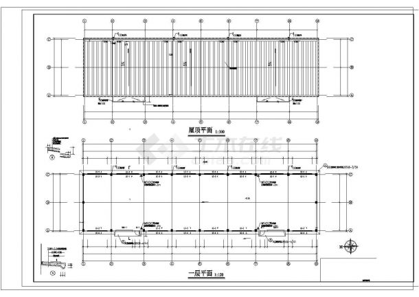 单层科技工业园公司仓库建筑方案设计图（高7.75米）-图二