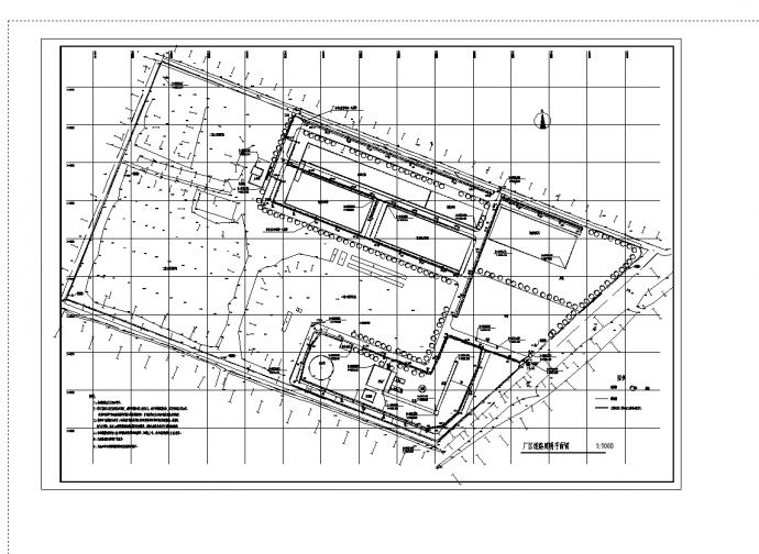 某造纸厂厂区道路照明系统设计施工cad图纸_图1