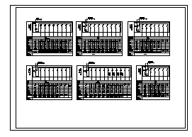 某城市制衣厂全套电气施工cad图(含照明，配电系统设计)