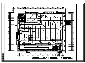 某市三层生产车间电气施工cad图(含消防平面图)-图二