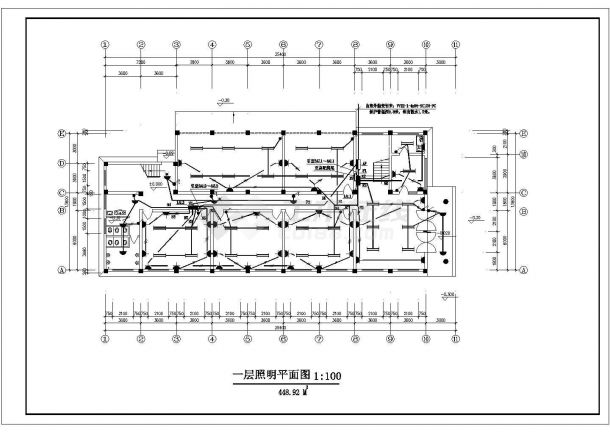 某综合楼电气CAD设计方案-图二