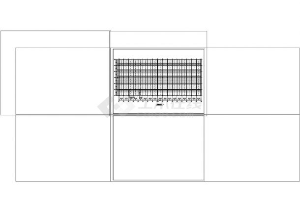 厂房设计_单层钢屋面RC柱单层厂房cad 结构图-图二