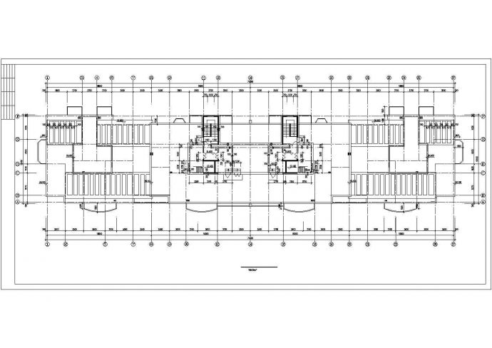 哈尔滨某小区住宅楼详细设计施工全套CAD图纸_图1
