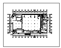 某二层厂房装饰工程电气施工cad图(含配电，照明设计)-图一