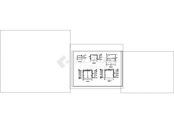 厂房设计_单层钢结构厂房结施CAD图纸-图一