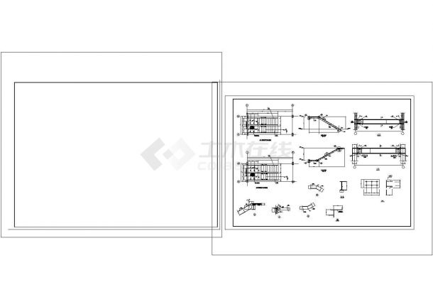 厂房设计_单层钢结构厂房结施CAD图纸-图二