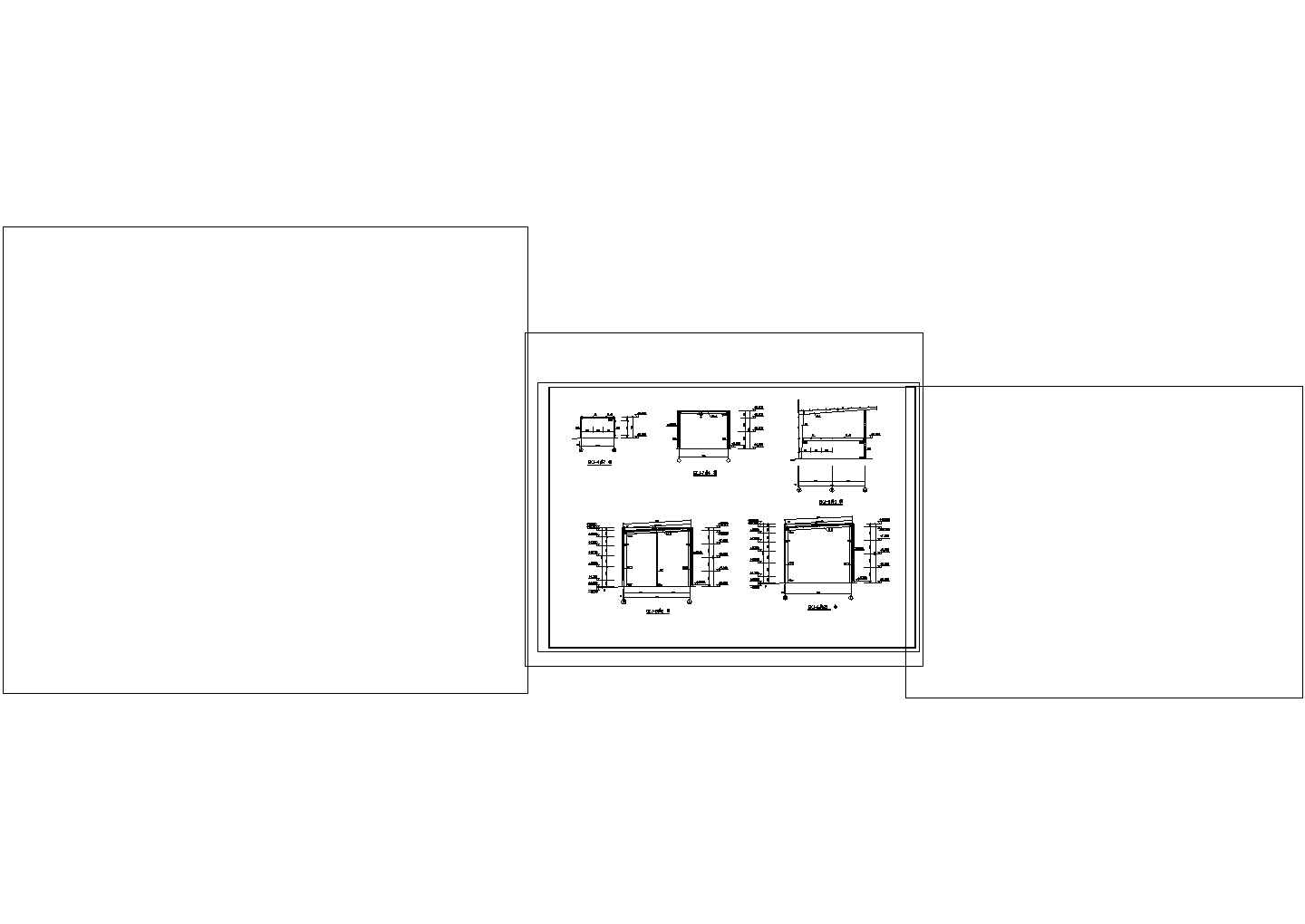 厂房设计_单层钢结构厂房结施CAD图纸