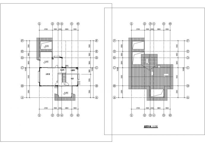 3层250.4平米别墅建筑设计图_图1