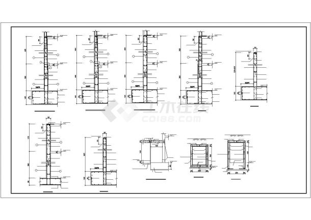 某市区剪力墙结构住宅楼建筑设计施工CAD图纸-图一