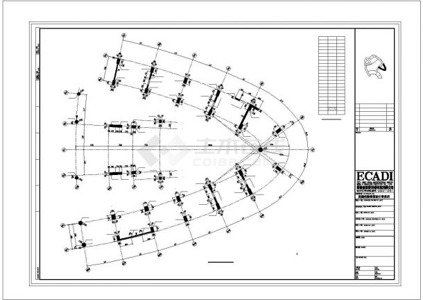 某高档酒店建筑节点设计施工CAD图纸-图二