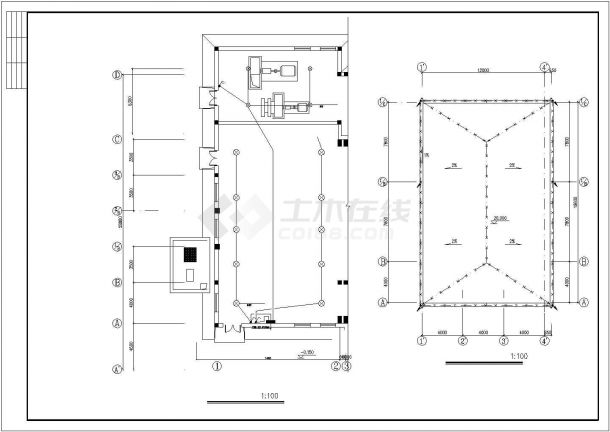 某锅炉房平面图电气设计CAD完整详细-图二