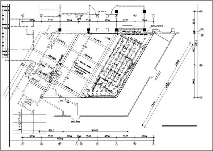 某五星级酒店西餐厅平面图电气设计CAD完整详细_图1